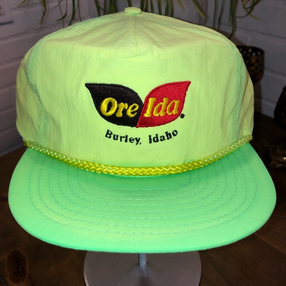 Vintage Other - Vintage 80’s/ 90’s Neon Ore Ida Trucker Hat